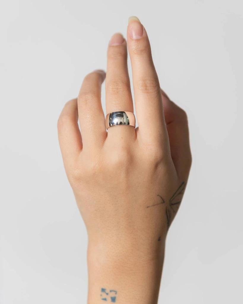 Maslo Jewelry Maslo Jewelry - Women
s Cigar Band Ring 3