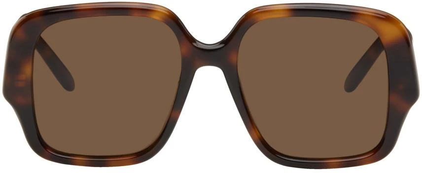 Loewe Brown Square Slim Sunglasses 1