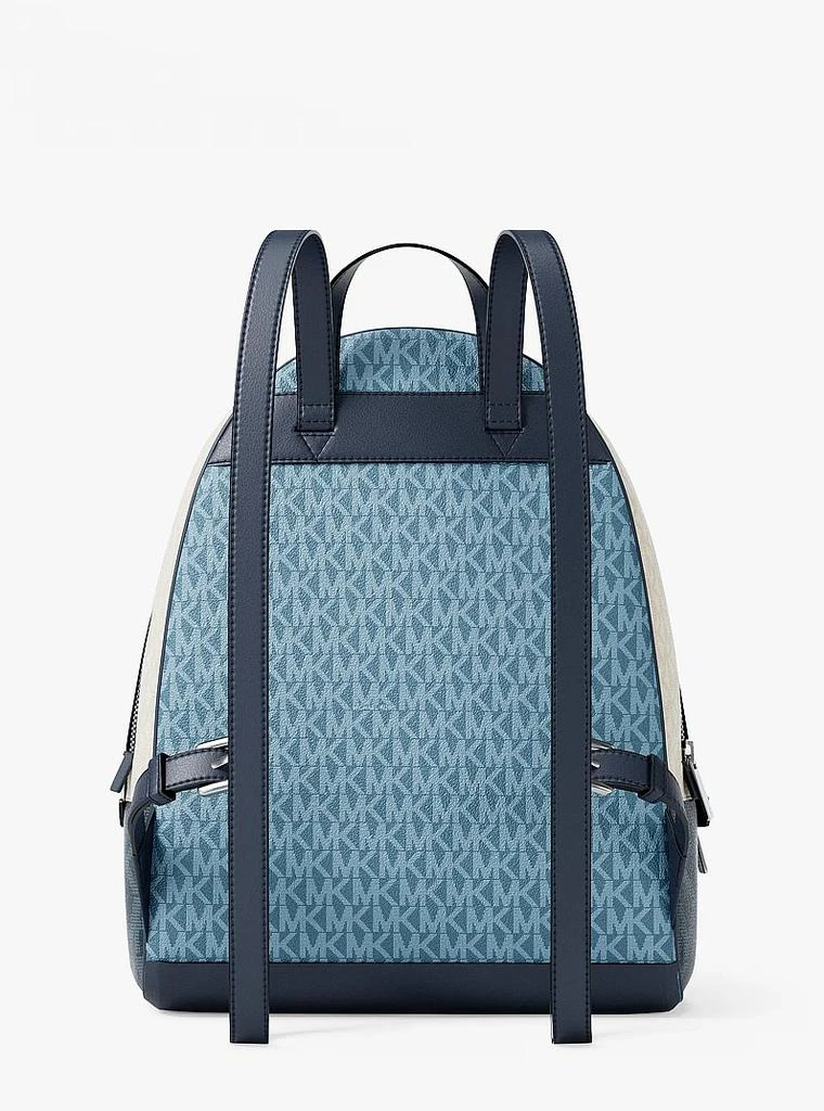 Michael Kors Rhea Medium Color-Block Signature Logo Backpack  display picture 1