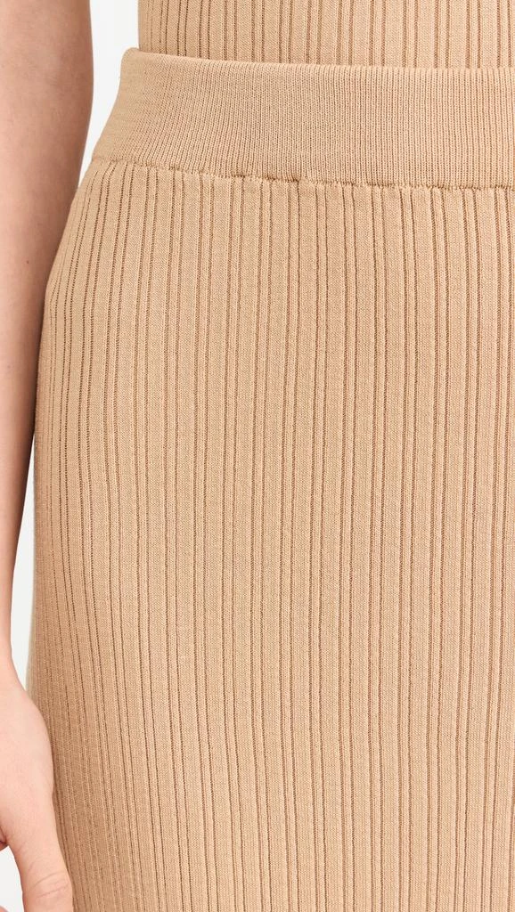 endless rose Ribbed Slit Maxi Skirt 5