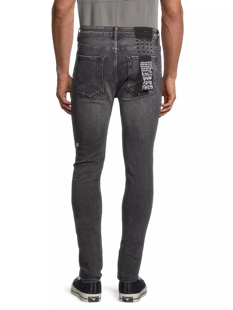 Ksubi Van Winkle Angst Trashed Skinny Jeans 5