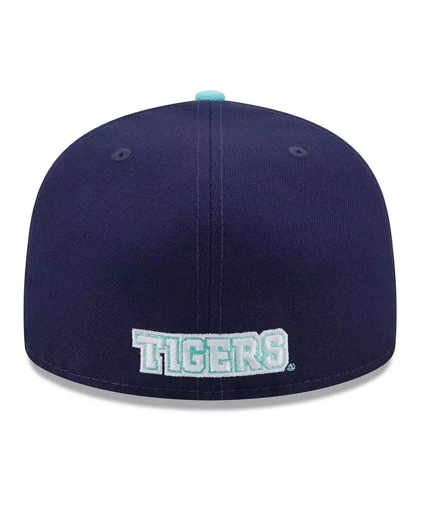 New Era Men's Navy, Light Blue Clemson Tigers 59FIFTY Fitted Hat 4