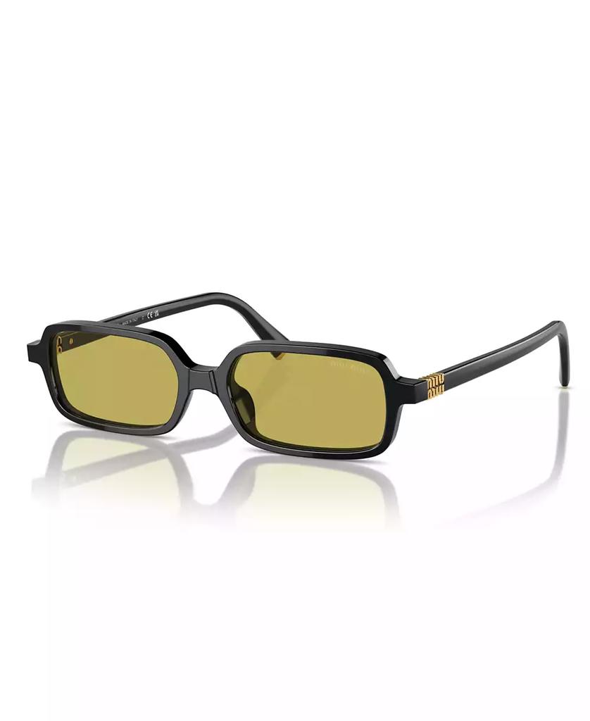 【送料&関税込】Miu Miu 0mu 54ys Runway 5ak5s0 Oro Sunglasse Miu Miu 0mu 54ys Runway 5ak5s0 Oro Sunglasses In Black