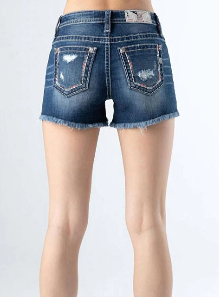 Miss Me Miss Me - Mid-rise Destruct Short 2