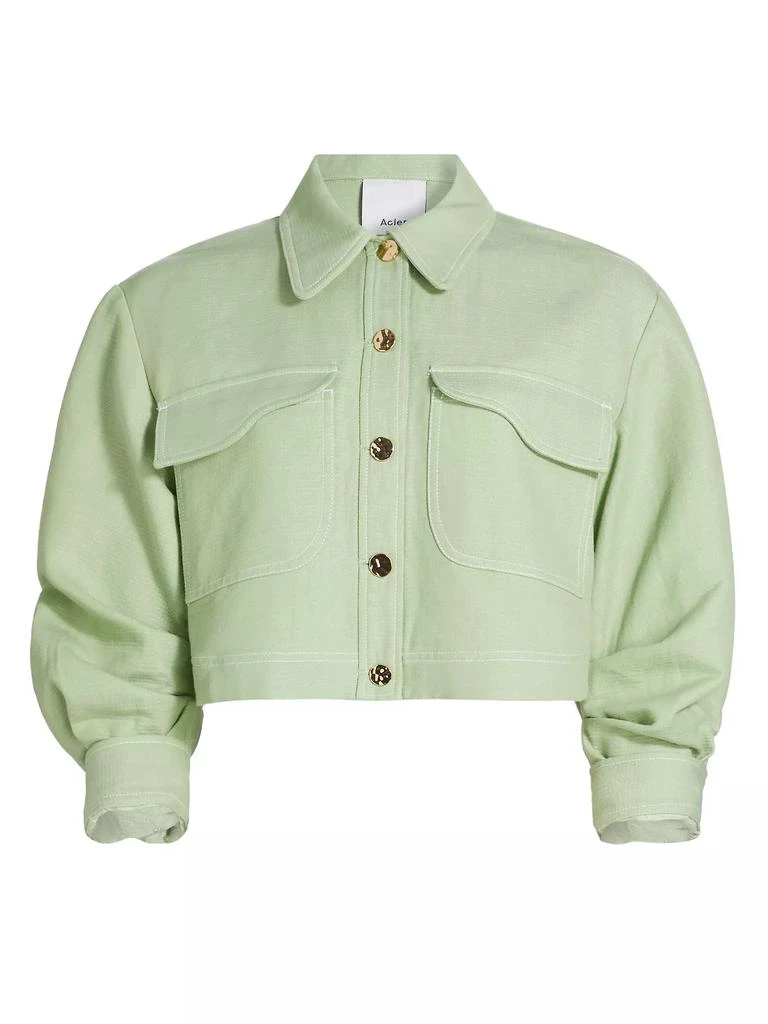 Acler Bradbury Crop-Sleeve Jacket 1