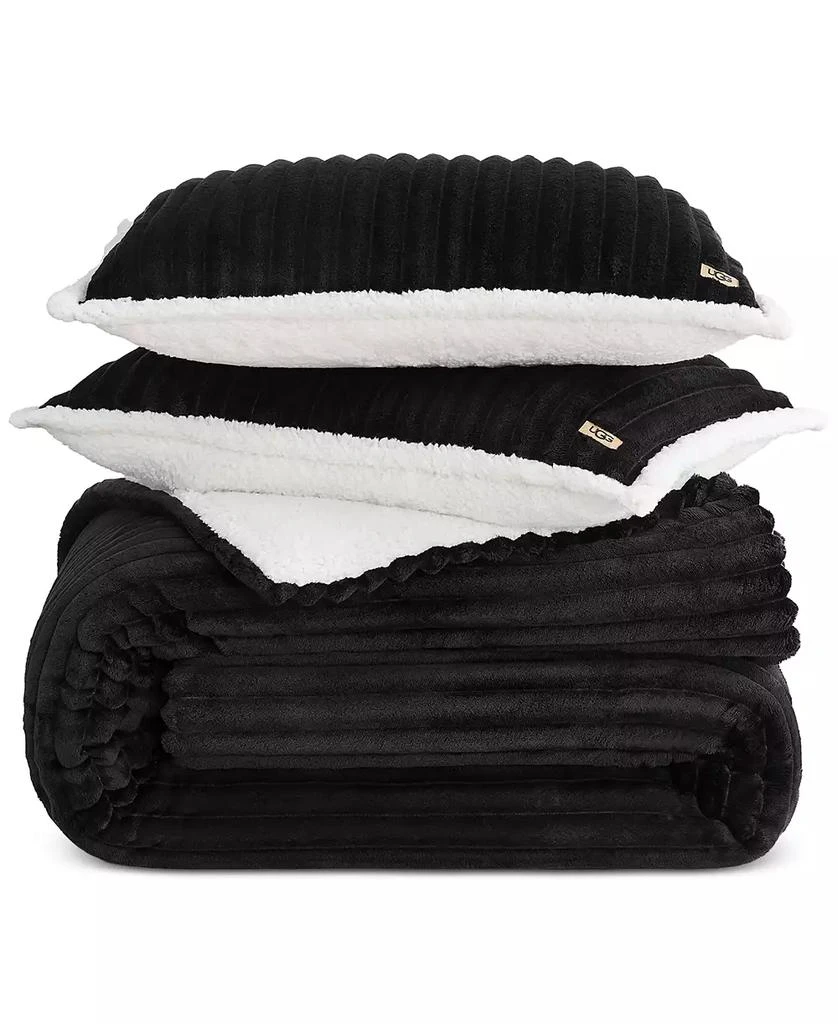 UGG Avery Ribbed 3-Pc. Comforter Set 5