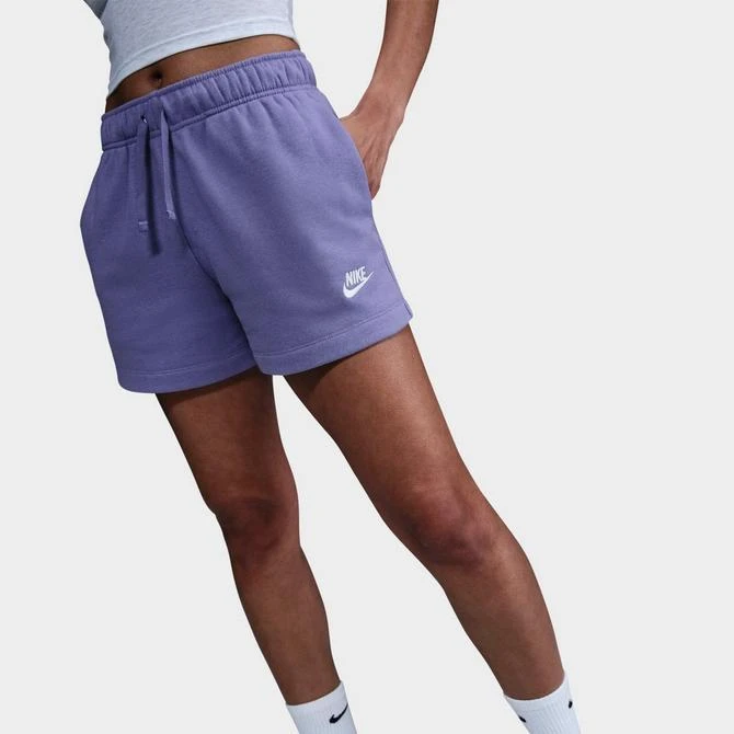 NIKE Women's Nike Sportswear Club Fleece Mid-Rise Shorts 3