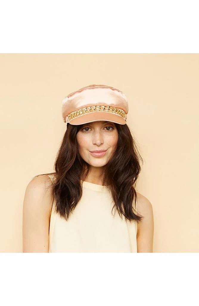 Eugenia Kim Marina Satin Conductor Cap 2