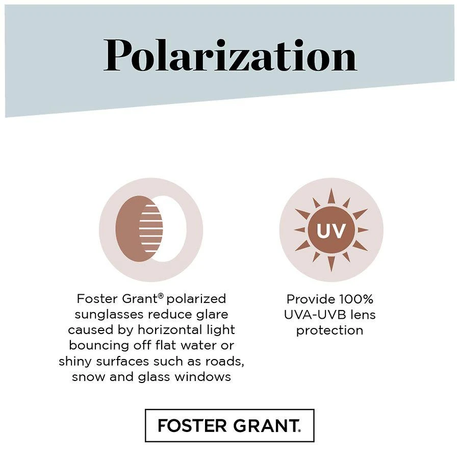 Foster Grant Advanced Comfort Polarized Sunglasses 23 1065 4