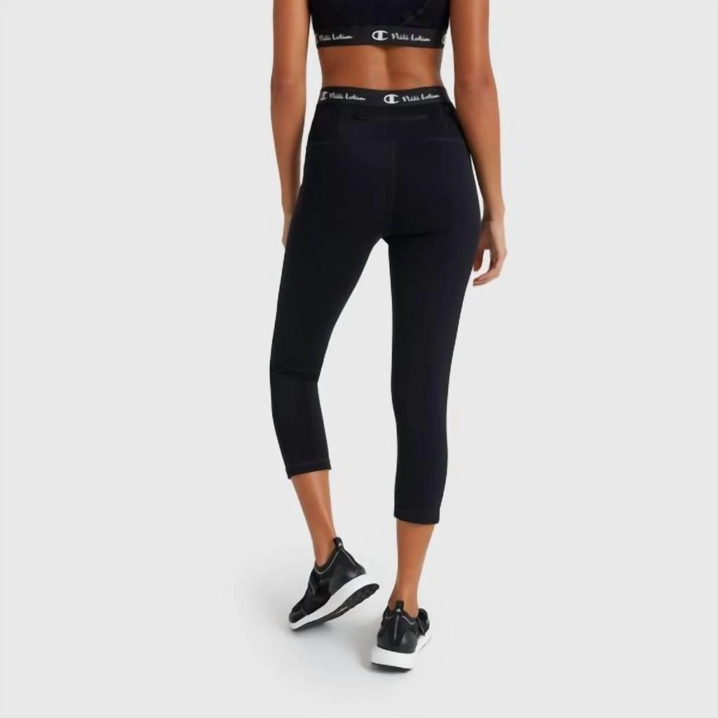 Nili Lotan Cropped Legging In Black 3