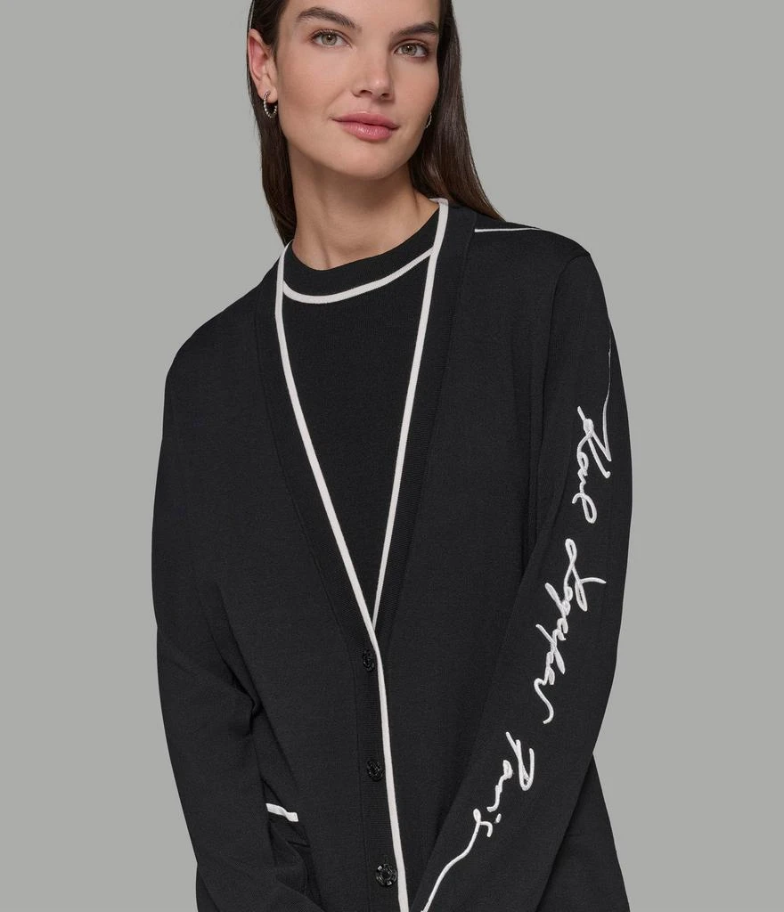 Karl Lagerfeld Paris KARL SIGNATURE DUSTER CARDIGAN 4