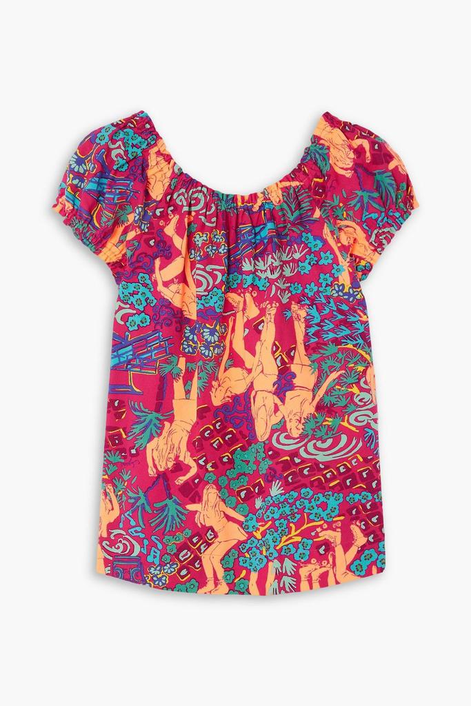 See by Chloé Venice printed cotton top