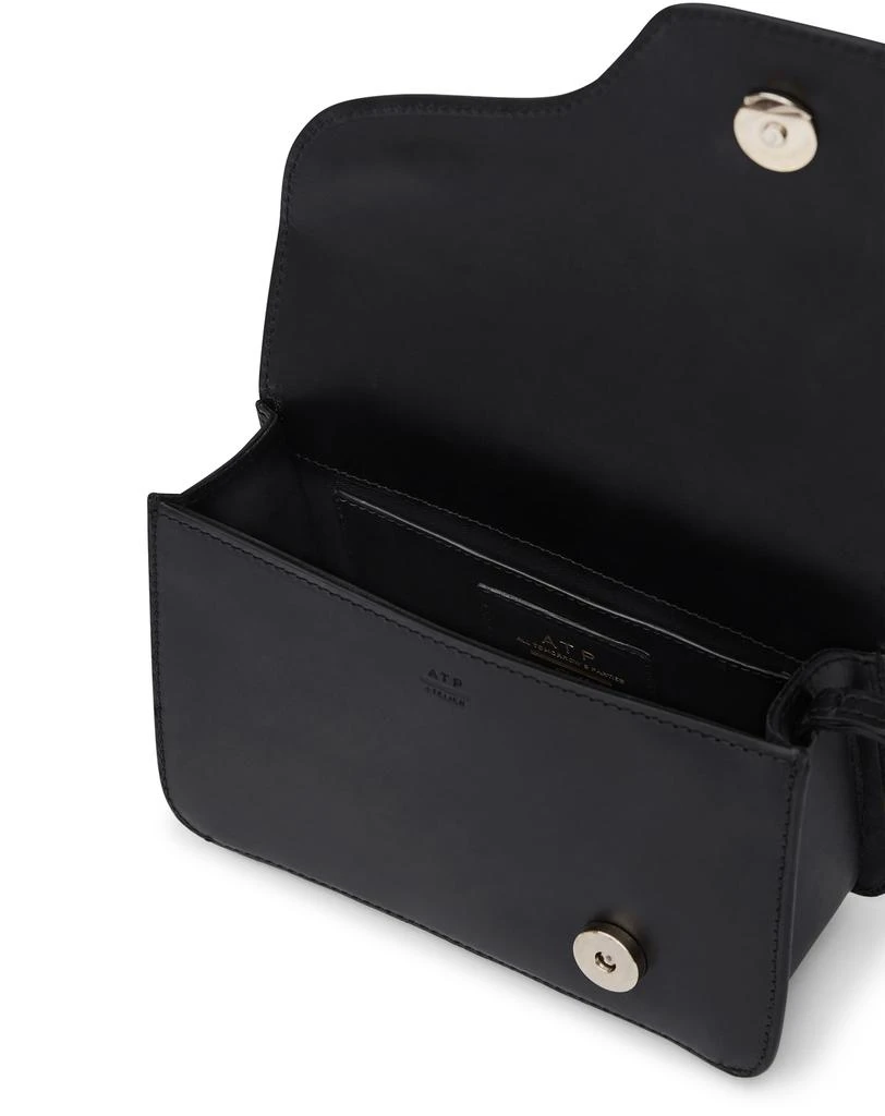 ATP ATELIER Corsina Black Leather Shoulder bag 3
