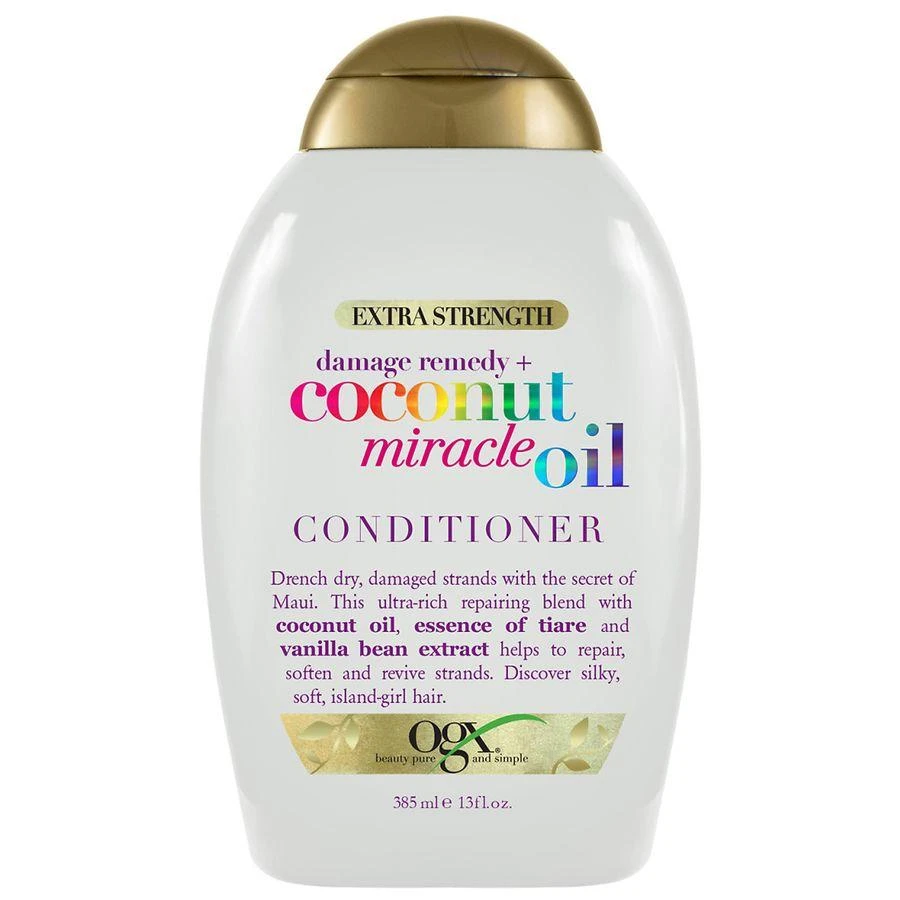 OGX Extra Strength Damage Remedy + Coconut Oil Conditioner Coconut Milk, Tangerine, & Warm Vanilla 1