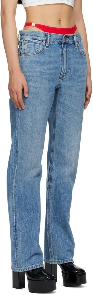 Alexander Wang Blue Bikini Layer Jeans 2