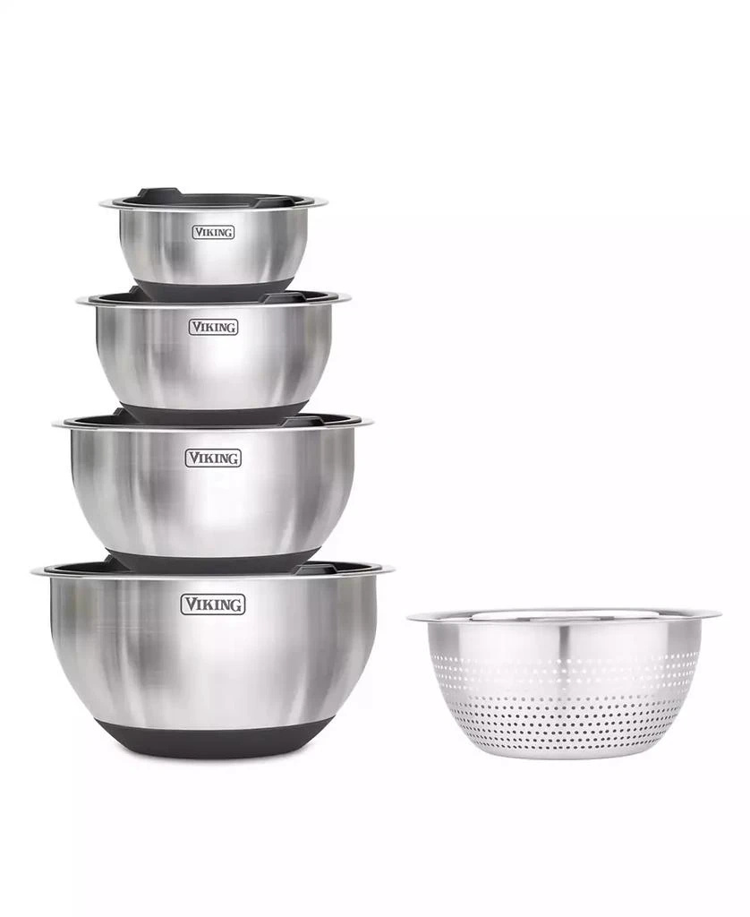 VIKING 9 Piece Stainless Steel Mixing Bowl Set 1