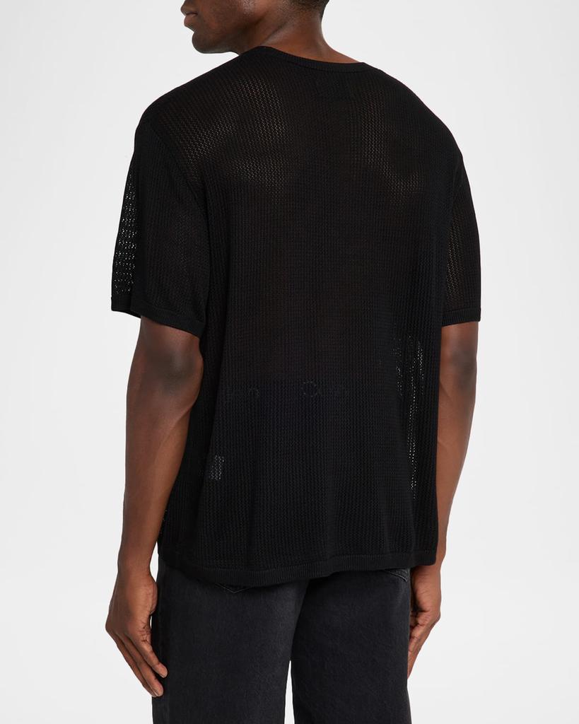 RTA Men's Ian Short-Sleeve Mesh Logo T-Shirt