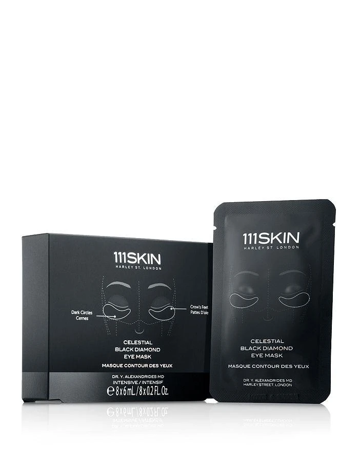 111skin Celestial Black Diamond Eye Mask Box, 8 Piece 1