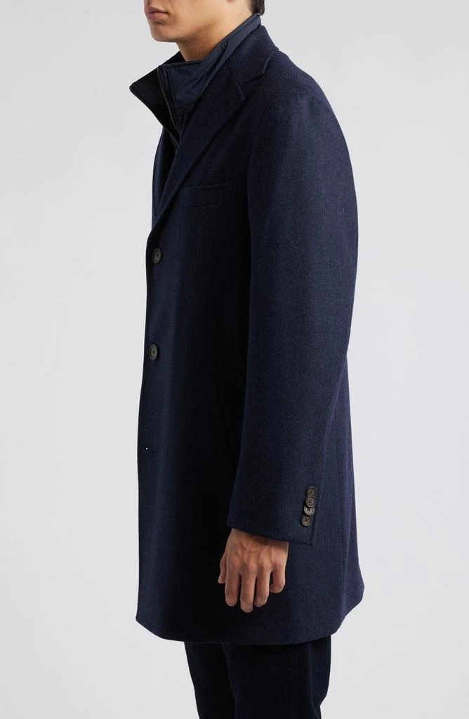 Jack Victor Delroy Wool Topcoat with Removable Bib 3