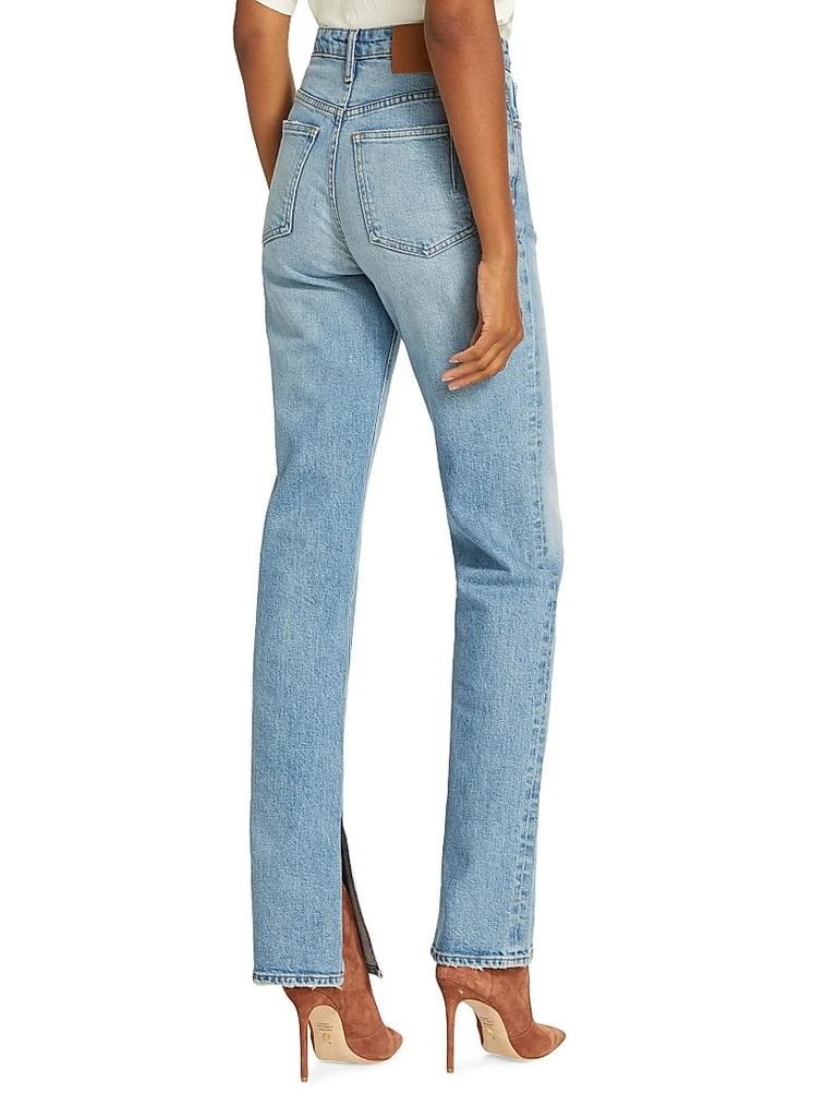 Derek Lam Frankie Ultra High-Rise Straight-Leg Jeans 5