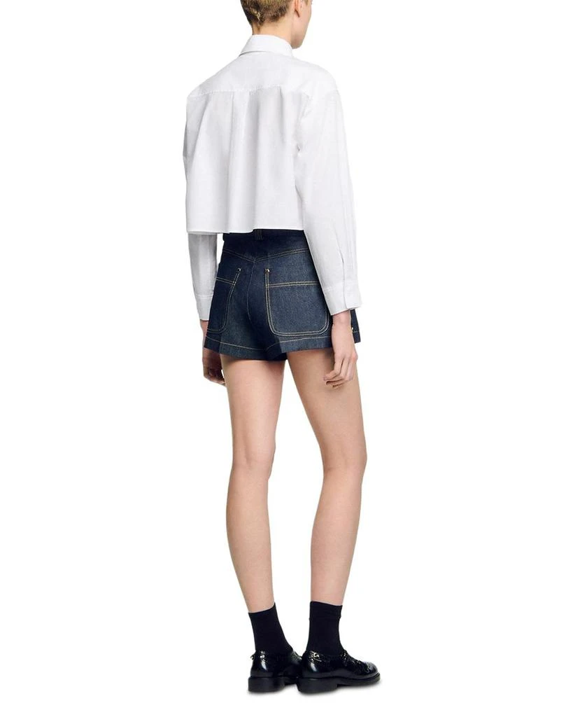 Sandro Denim Shorts 3