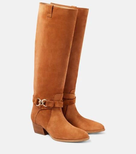 Ulla Johnson Willow suede cowboy boots 1