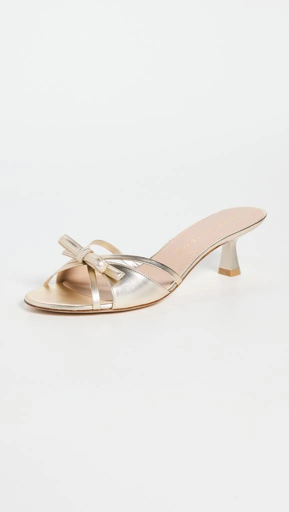 Stuart Weitzman Felicity Bow 50mm Slides 1