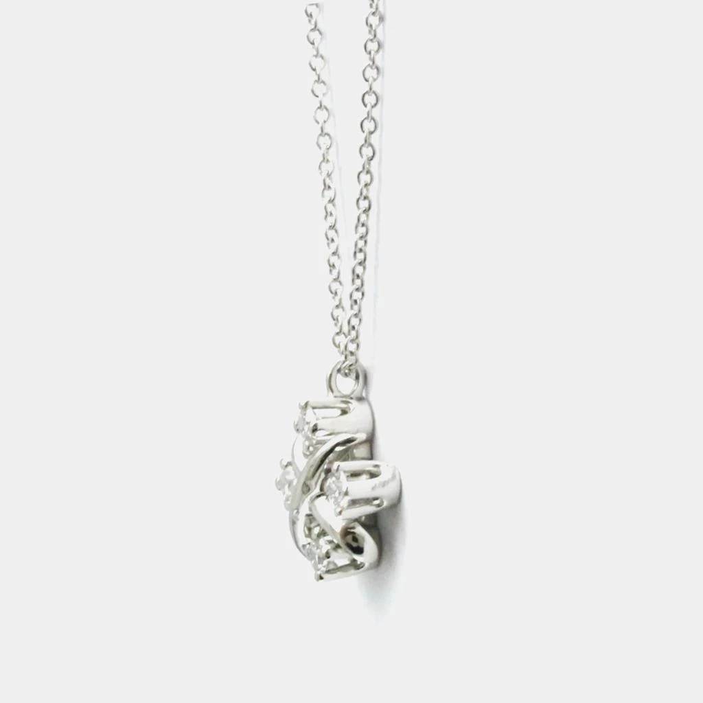 Tiffany & Co. Tiffany & Co. Platinum Diamond Lynn Pendant Schlumberger Necklace 3