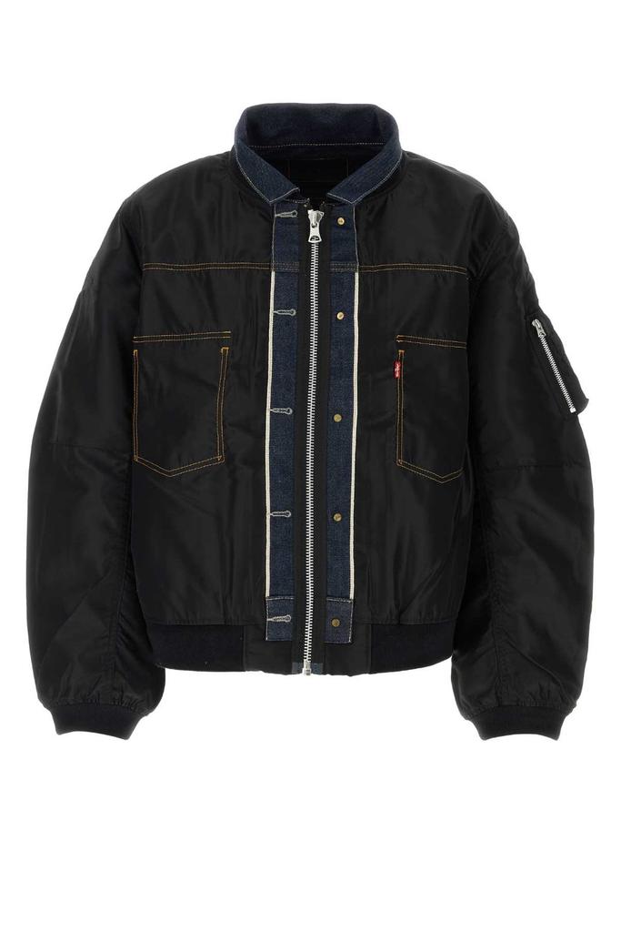 sacai Levi’s reversible blouson black 1 Levi's® X Sacai Men's Denim X Nylon Twill Reversible Blouson