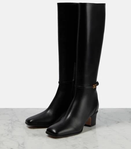 Valentino Leather knee-high boots 5
