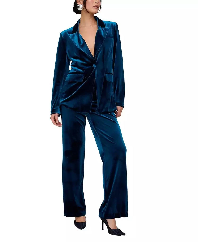 Lily and Lionel London Women's Valerie Tailored Velvet Blazer 3