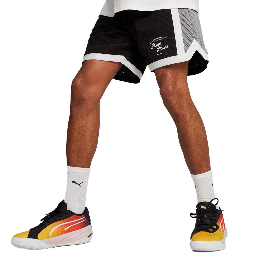 Puma Hoops Showtime Mesh Basketball Athletic Shorts