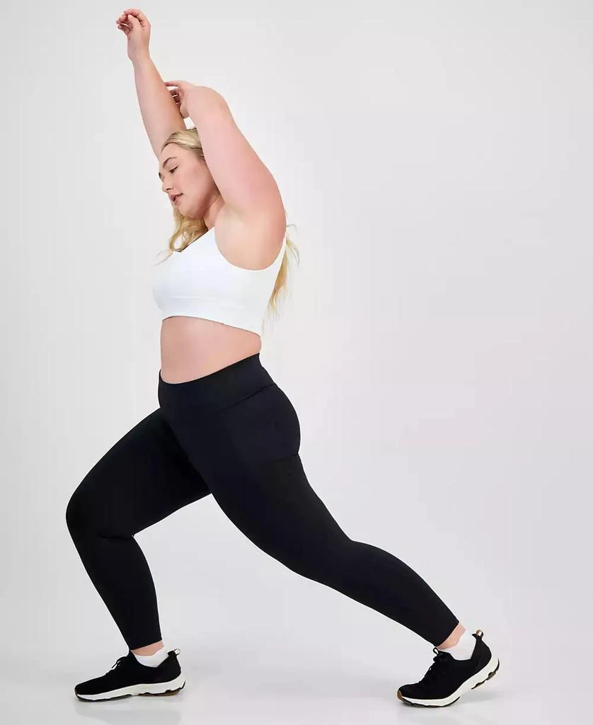ID Ideology Plus Size Compression 7/8 Leggings, Created for Macy's 2