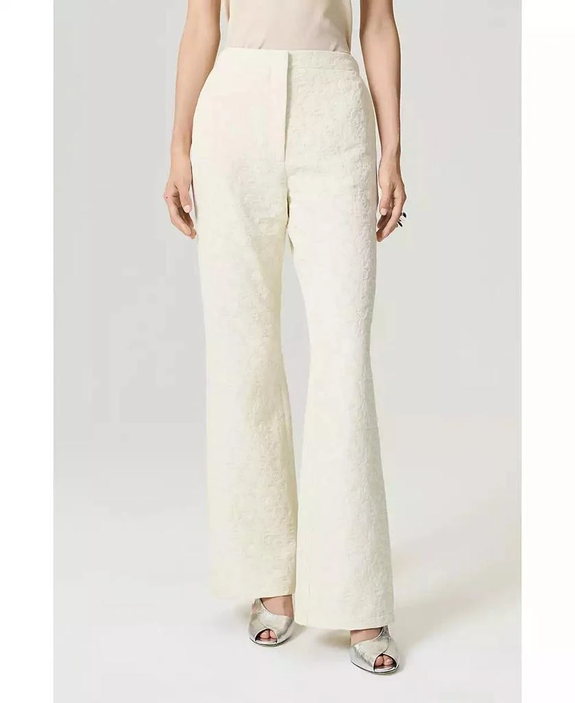 NOCTURNE Women
s Contrast Fabric Detailed Pants