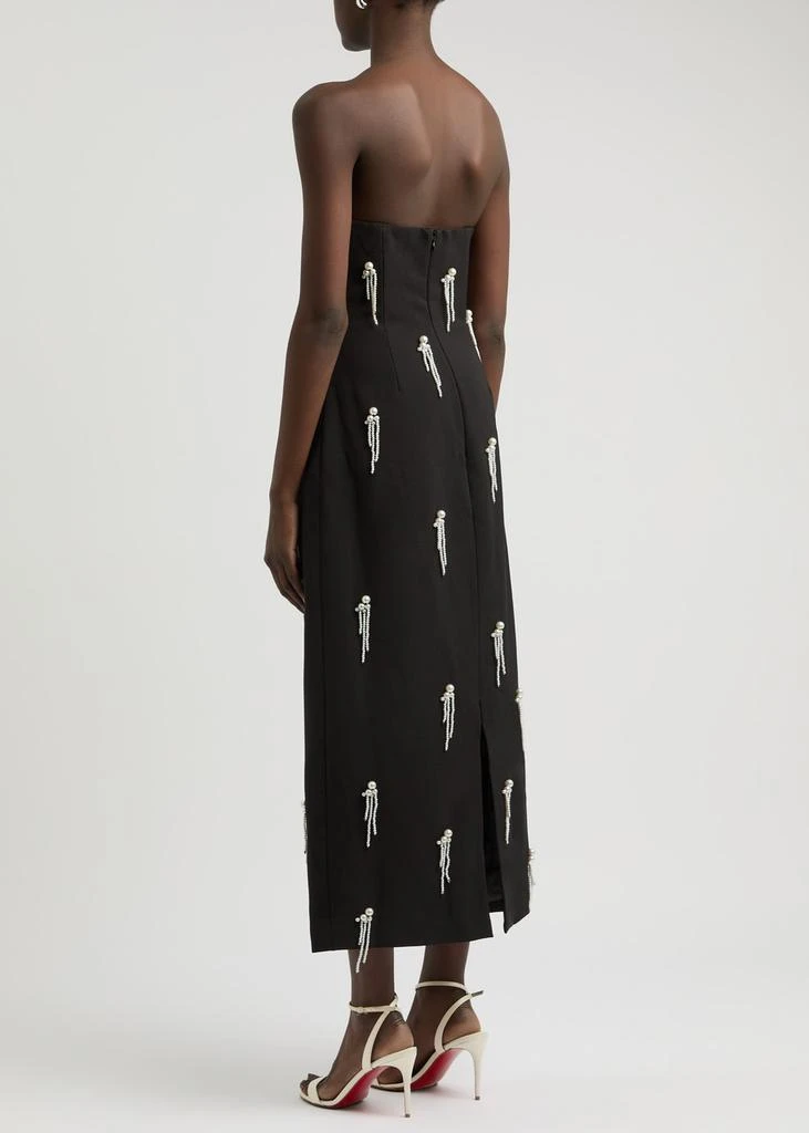 ODD MUSE The Ultimate Muse strapless pearl-embellished midi dress 3