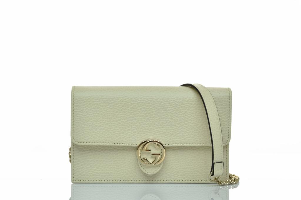 Gucci Gucci White Interlocking Bag Women Dollar Calf Leather Mod. 615523 CAO0G 9522