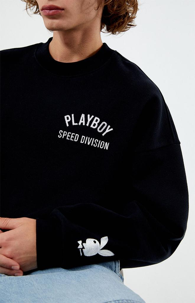 Playboy By PacSun Auto Body Crew Neck Sweatshirt