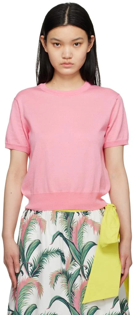 Maison Kitsuné Pink Hotel Olympia Edition T-Shirt 1