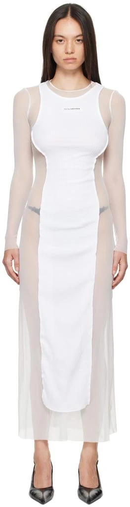 Jean Paul Gaultier White 'The Long Petit Grand' Maxi Dress 1