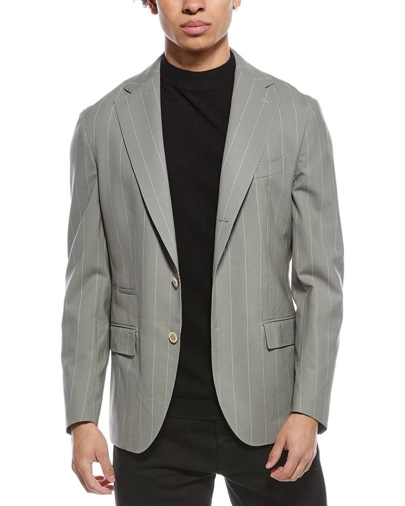 ELEVENTY Wool 
Silk-Blend Blazer