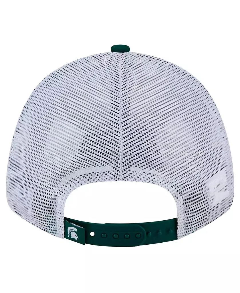 New Era Men's Green Michigan State Spartans Trucker 9FORTY Adjustable Hat 2