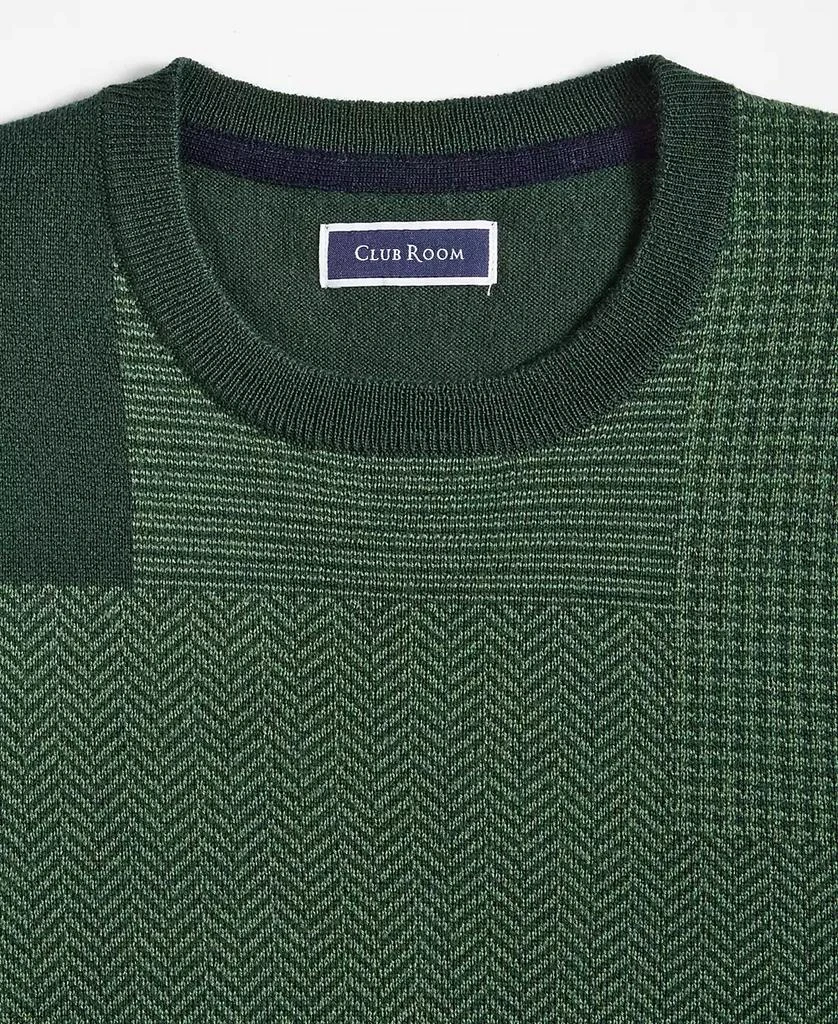 Club Room Men's Colorblocked Merino Wool Sweater, Created for Macy's 5