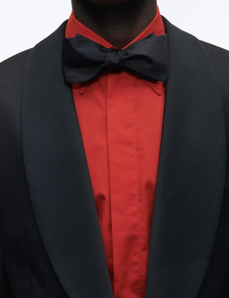 预计3周后发货 Fursac Chemise En Popeline De Coton - Vermillon - Homme 4