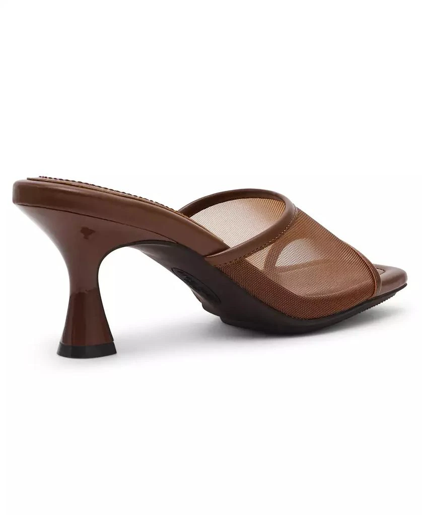 Anne Klein Women's Julie Square Toe Mesh Mule Dress Sandals 7