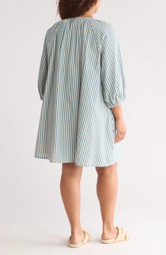 Melrose and Market Long Sleeve Poplin Minidress 2