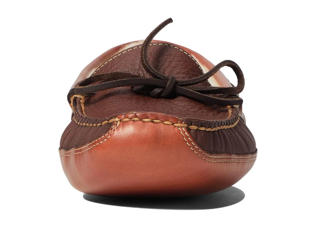 L.L.BEAN Bison Double Sole Slipper Shearling Lined 2