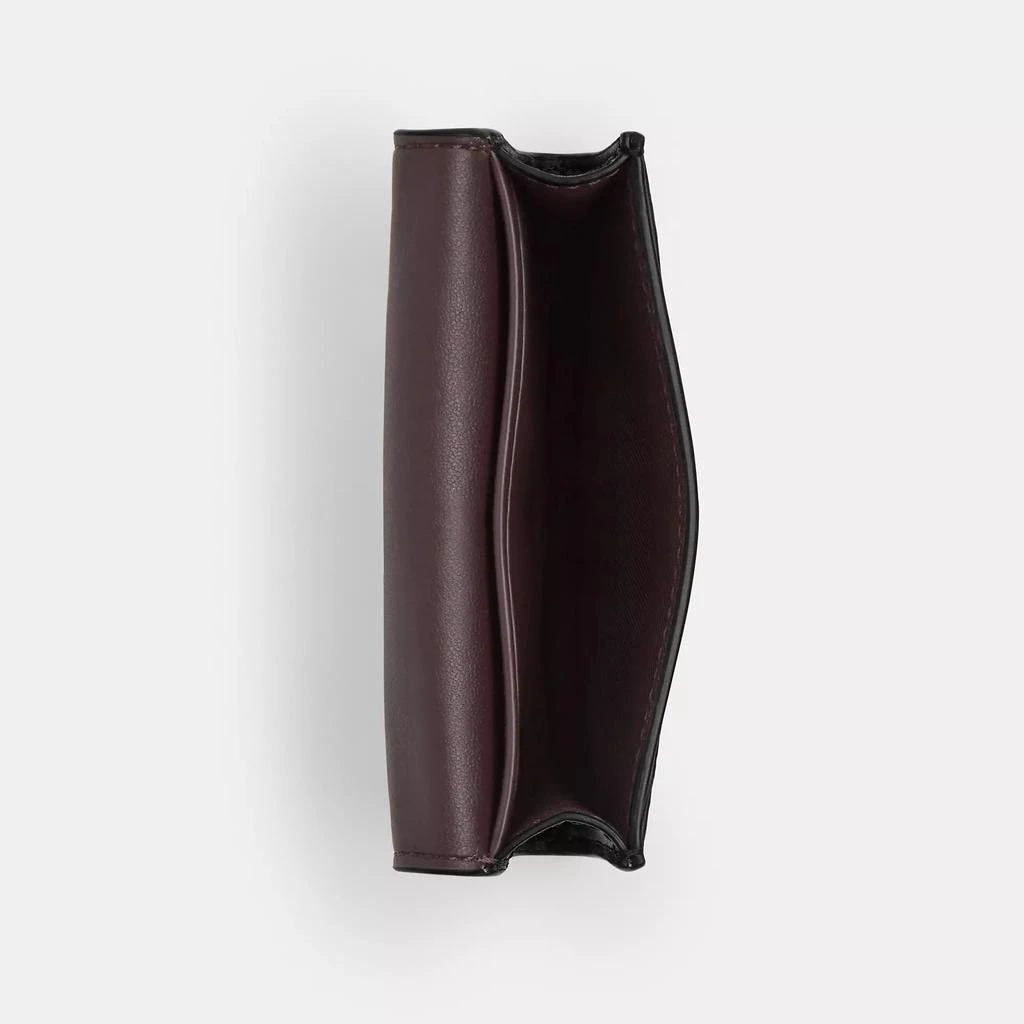 Coach Flap Card Case In Signature Canvas 2