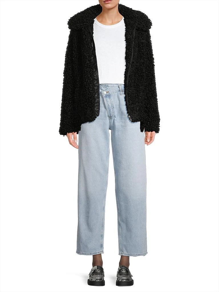 Sam Edelman Faux-Shearling Zip-Front Jacket 2