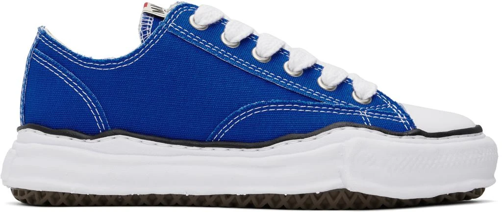 Maison MIHARA YASUHIRO Blue Peterson OG Sole Canvas Low-Top Sneakers 1