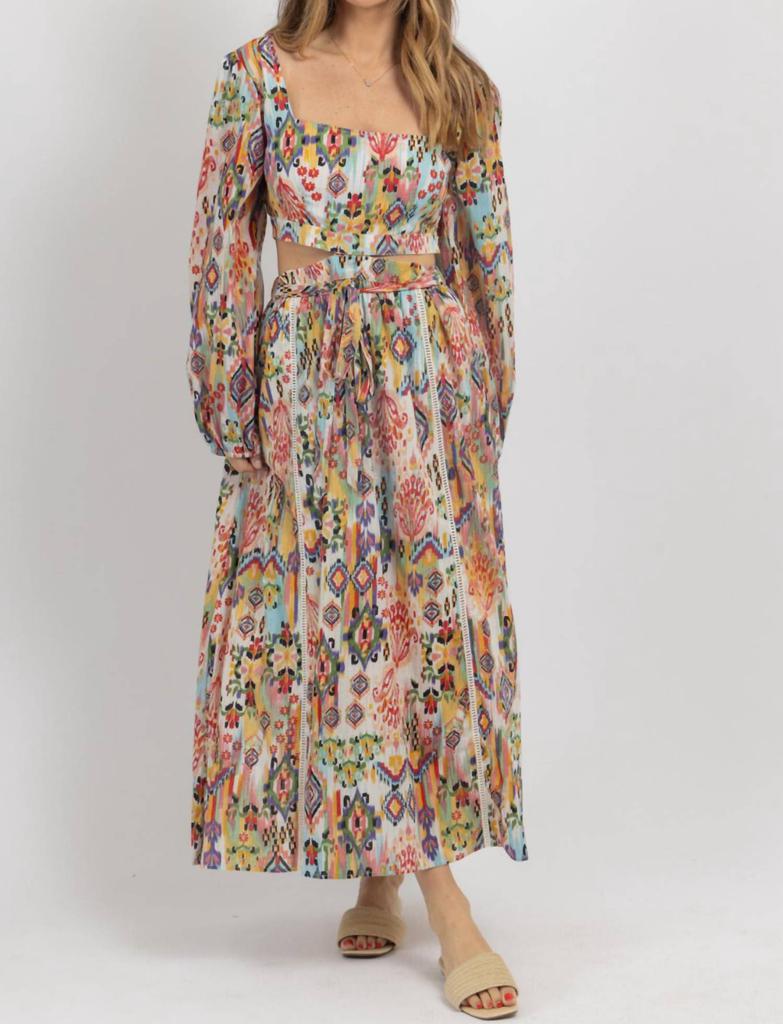 En Creme En Creme - MAE OPEN MAXI DRESS